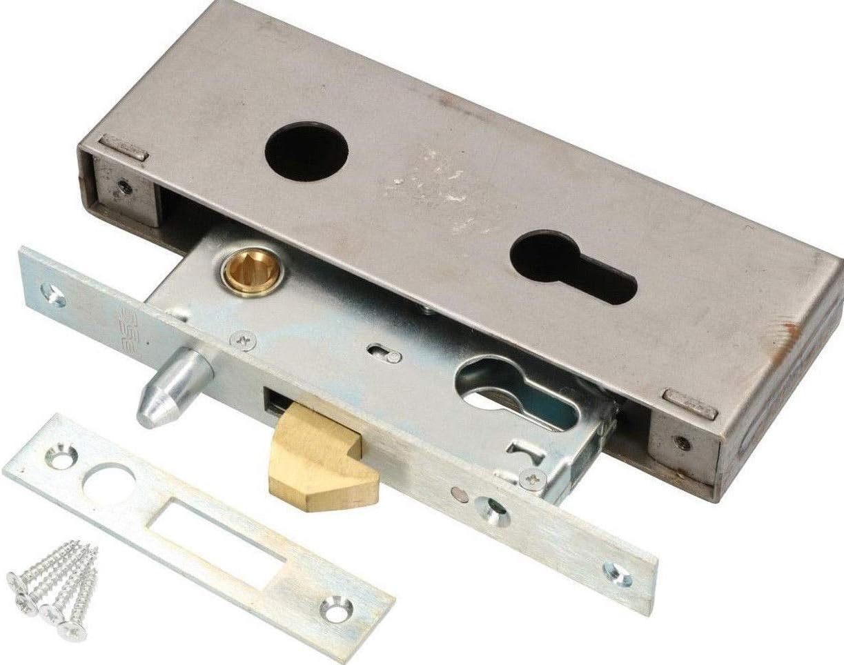 KOTARBAU® Hook Lock Sliding Gate Mortice Lock 72/40 Lock Box Guide Pin Sliding Door Lock Hook Latch Lock Entrance Gate Lock Top