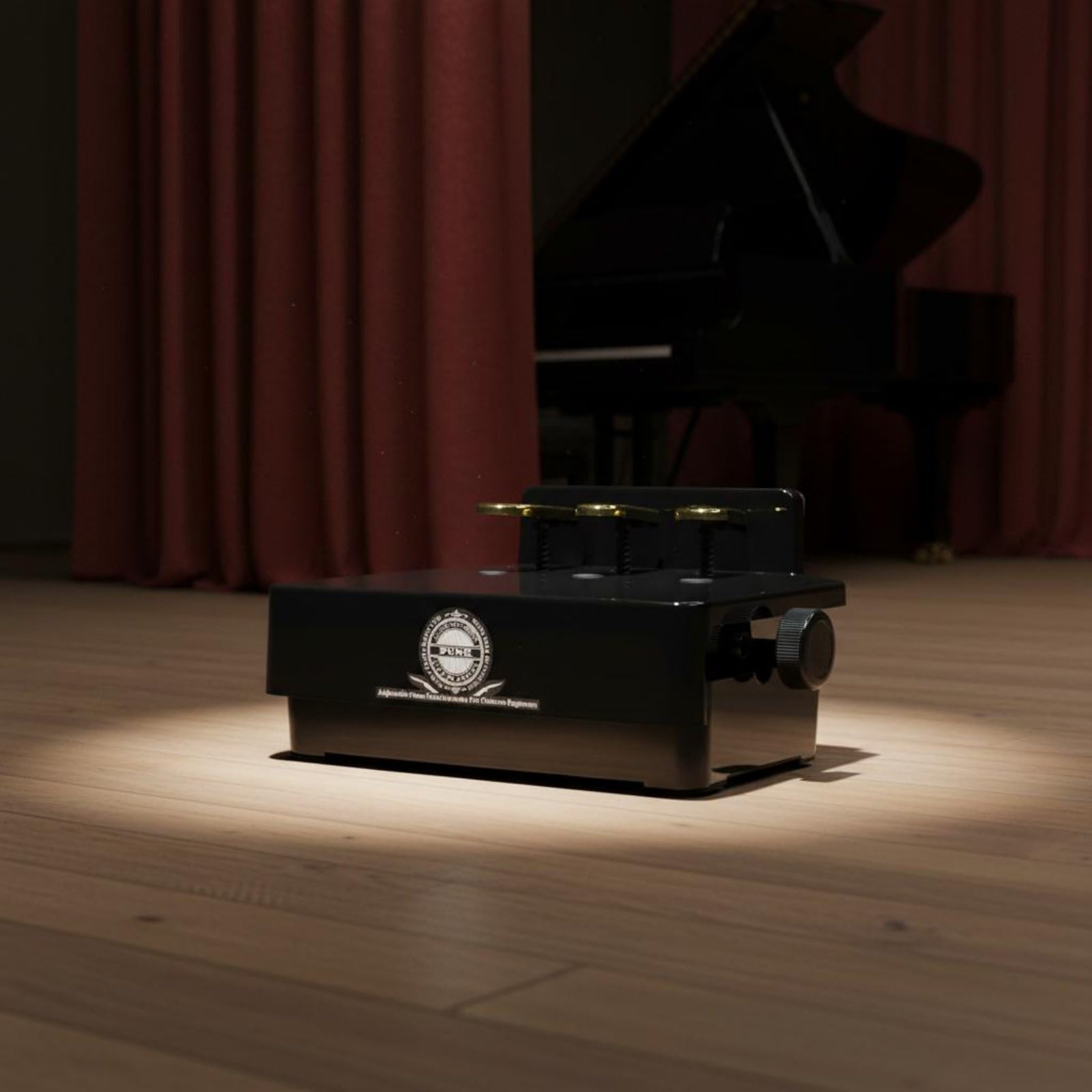 predolo Estensione Pedali Pianoforte Altezza Regolabile Supporto Pedali Nero Stabile Accessorio Musicale per Bambini, Casa
