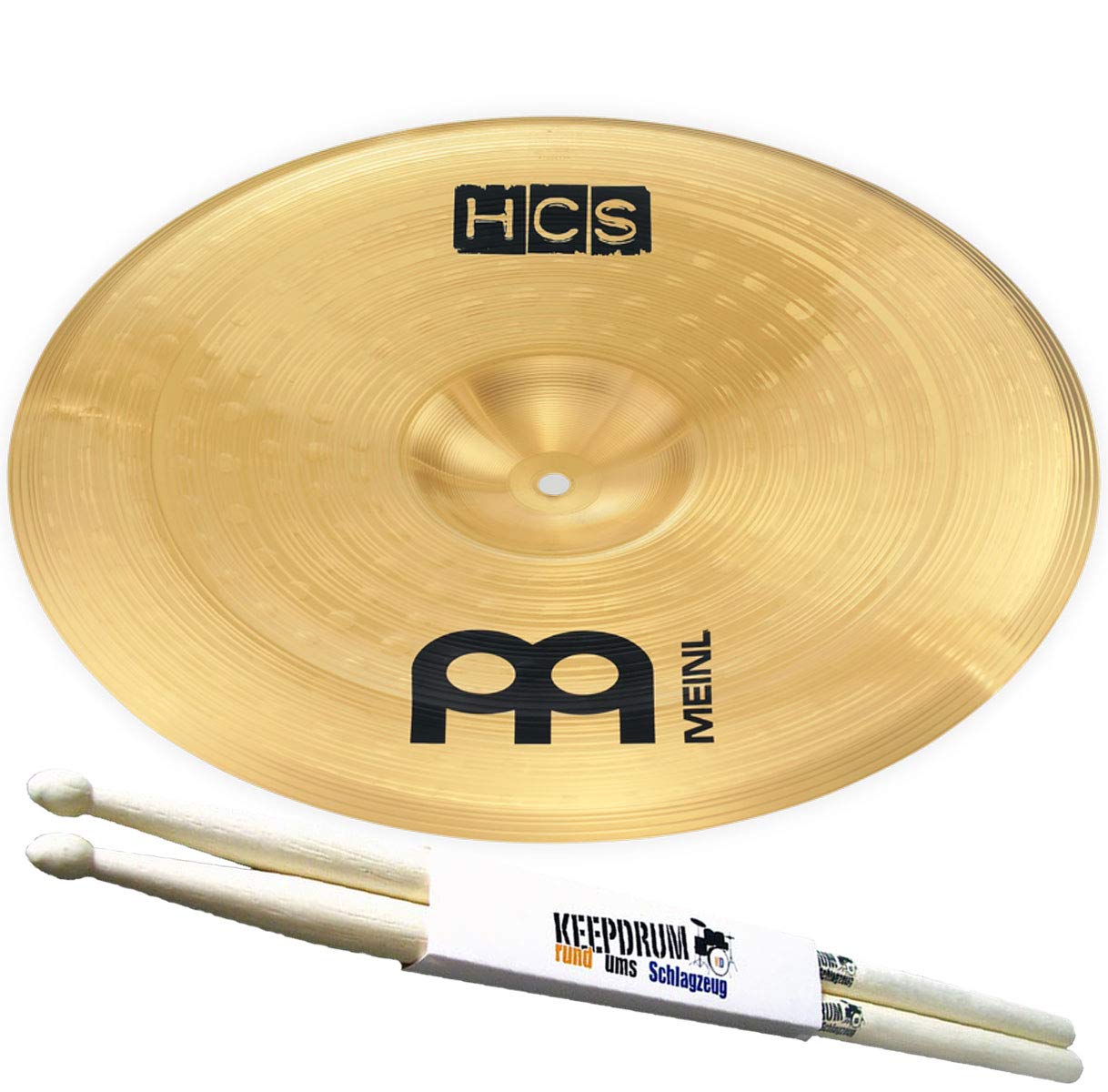 MEINL HCS18CH China Becken Effektbecken 18" + keepdrum Drumsticks