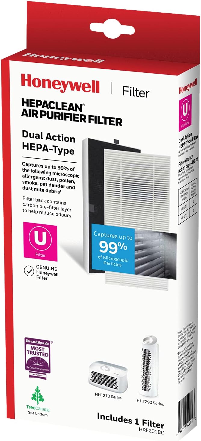 Honeywell HRF201BC HEPAClean® Dual Action HEPAType Replacement Filter