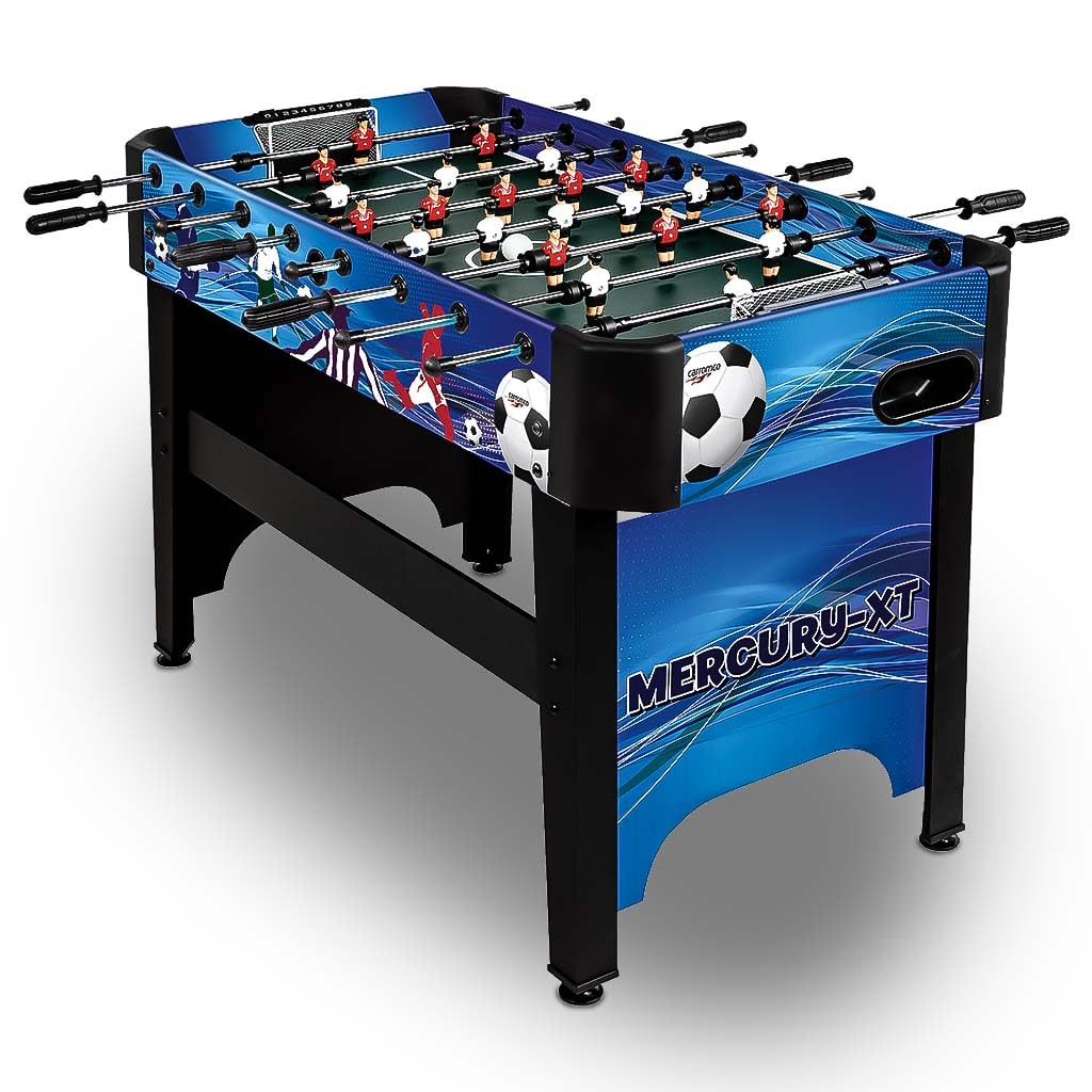 Carromco Mercury-XT Kickertisch 122 x 61 x 83 cm