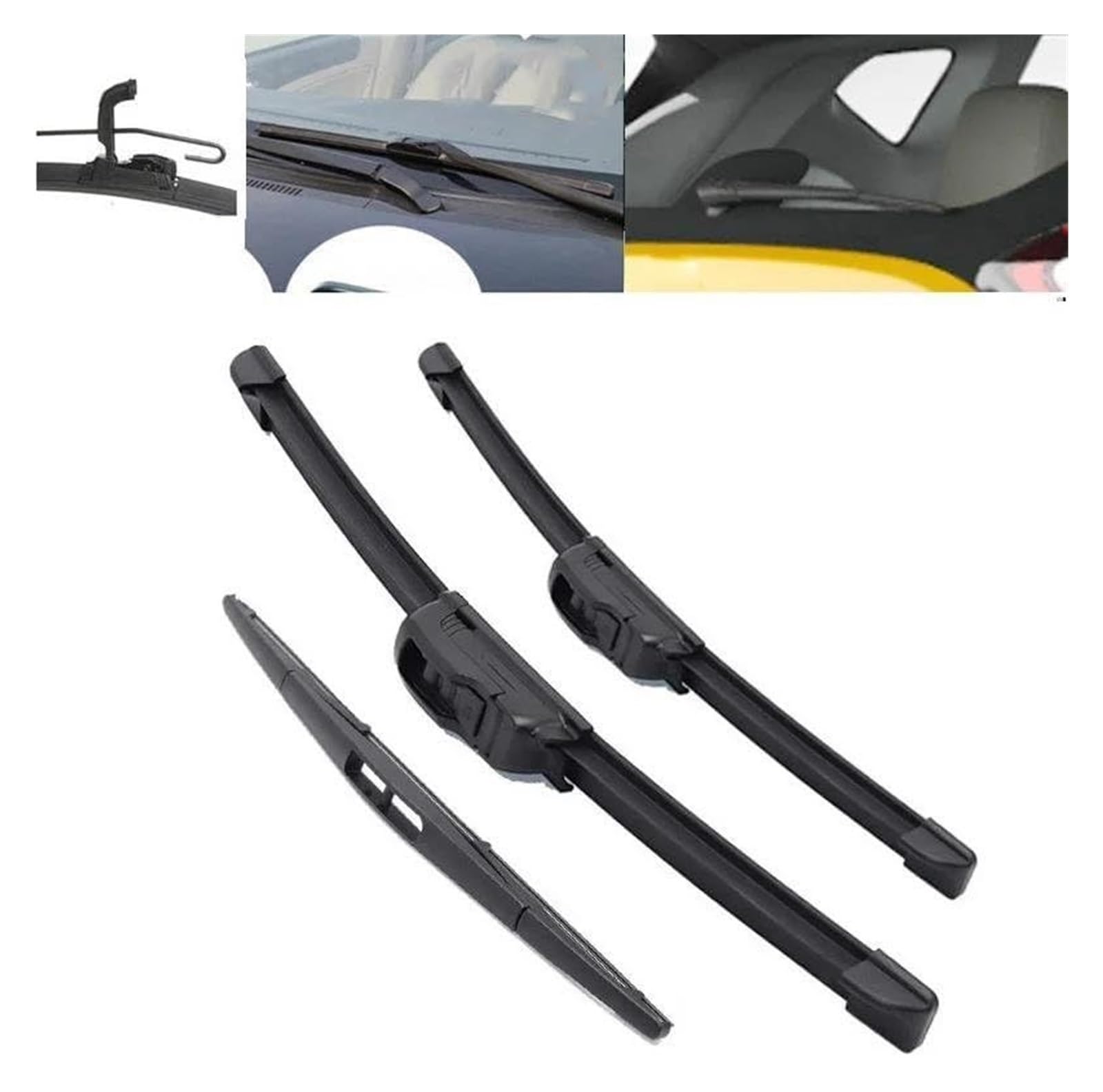 Tergilunotto Automobilistico per N&Issan per Murano Z52 2015-2019 2016 2017 2018 Auto Anteriore Posteriore Parabrezza Tergicristalli Spazzole Tergicristallo Auto