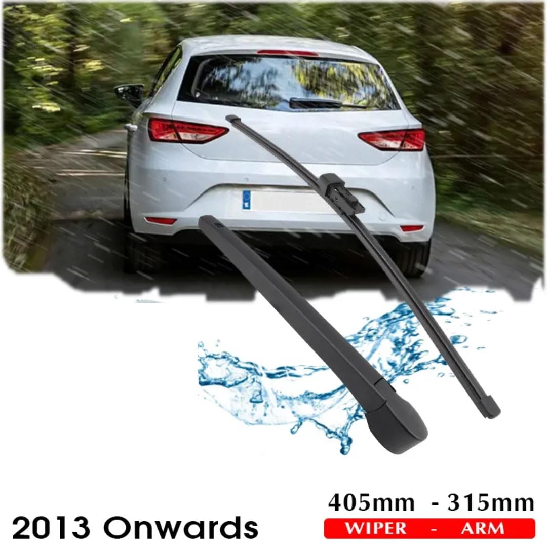 Wycieraczki dla Seat Toledla Hatchback od 2013 r., tylne wycieraczki samochodowe, ramię wycieraczki tylnej szyby