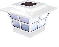 Vista 9 de Classy Caps SL079W PVC Prestige Solar Post Cap, 4 "x 4", Blanco