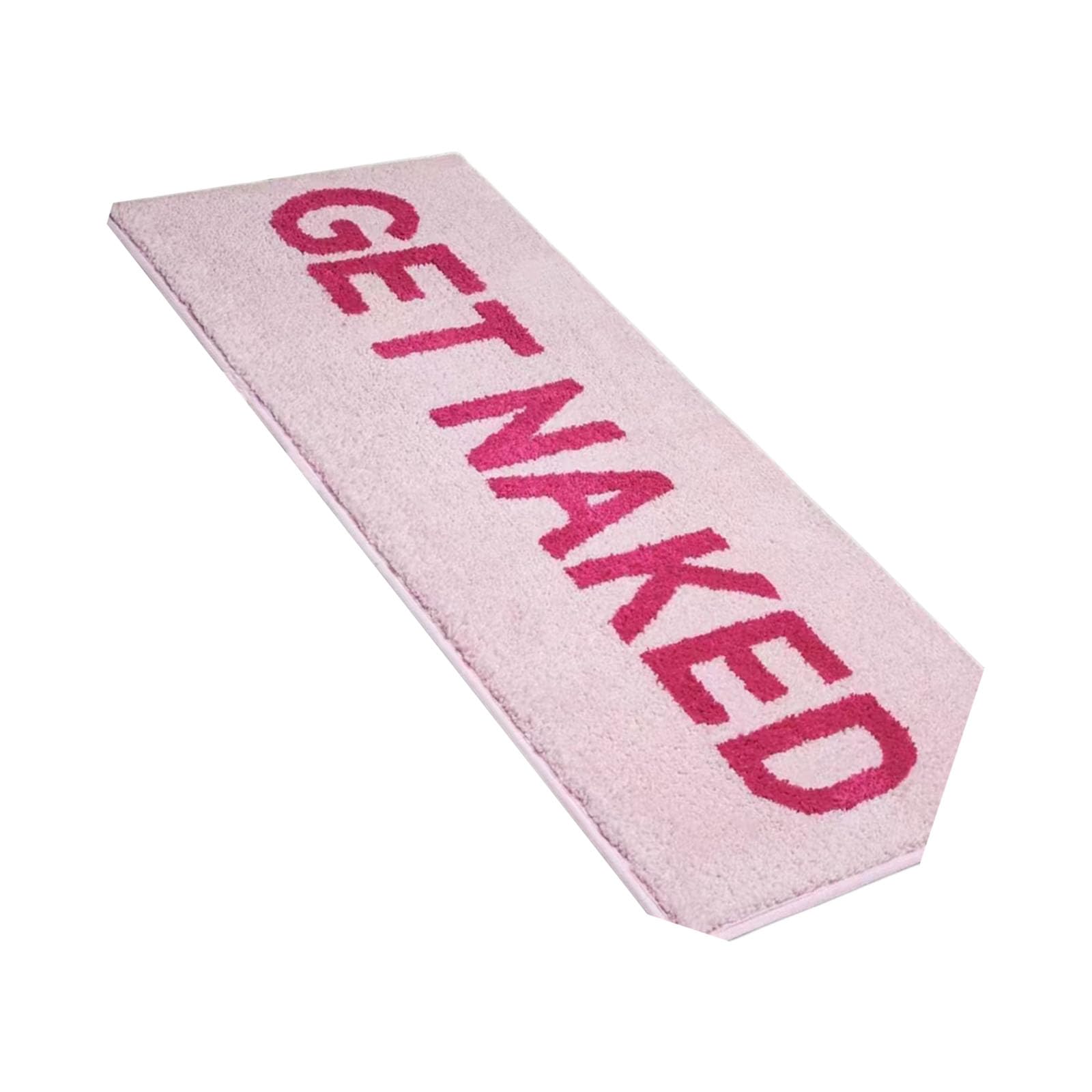 Jazuaiao Letter Bathroom Mat Soft Absorbent NonSlip Rug for Bedroom or Floor Furry NonSlip Washable Mat Washable Bathroom