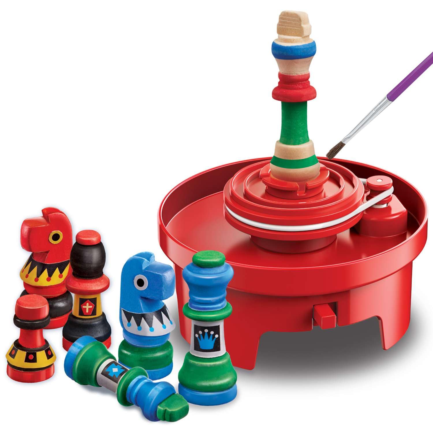 4M KidzLabs 403452 zmotoryzowana gra w szachy, wielokolorowa