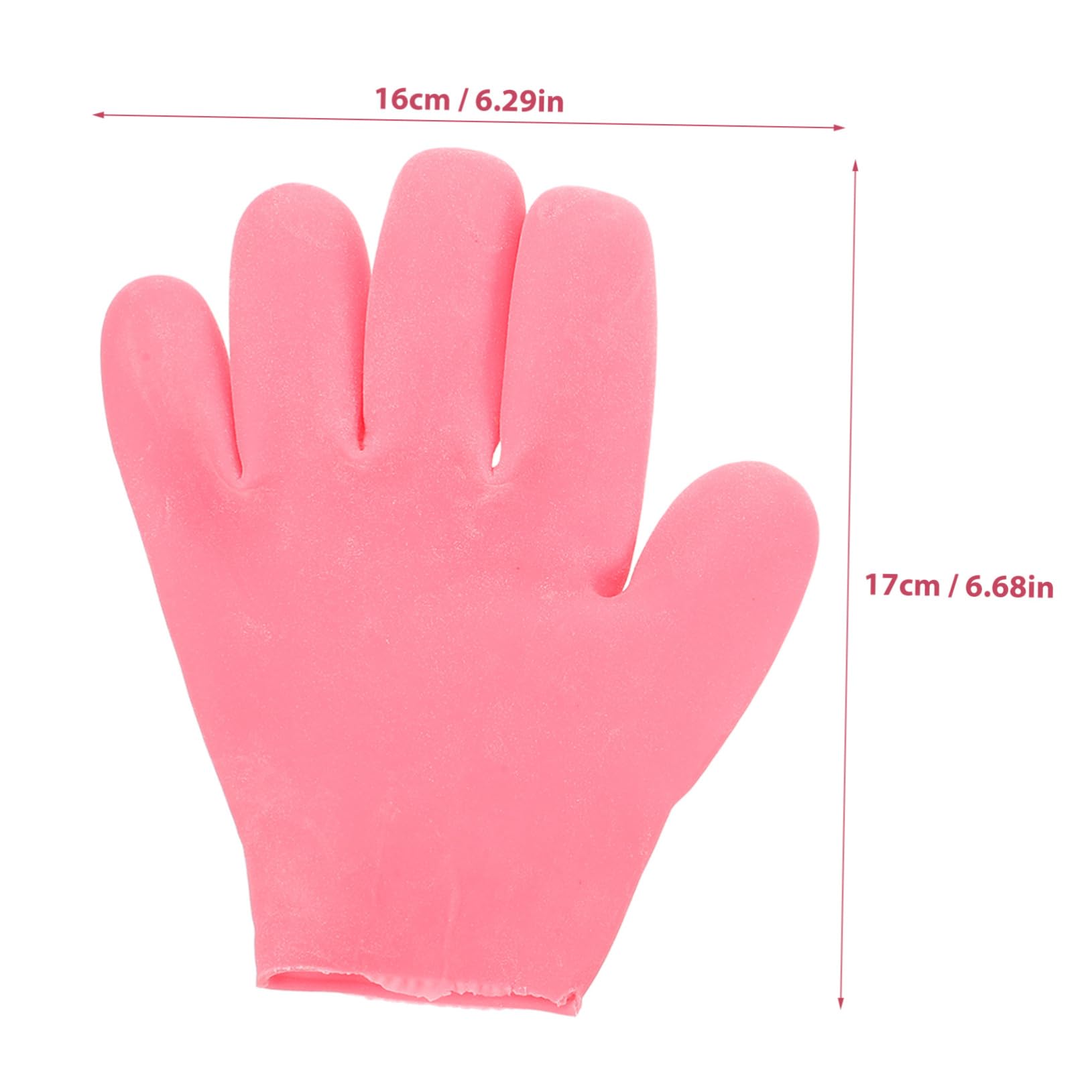 HAPINARY Silicone Gloves for Dry Hands 2 Pack Overnight Moisturizing Gloves for Women Hand Moisturizer for Women