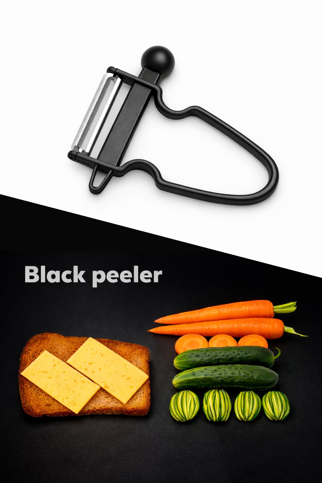 Top Chef Magic Trio Peeler Set – 3-in-1 Vegetable & Fruit Peeler with Julienne, Serrated & Straight Blades | Peel, Slice & Julienne in Seconds 4