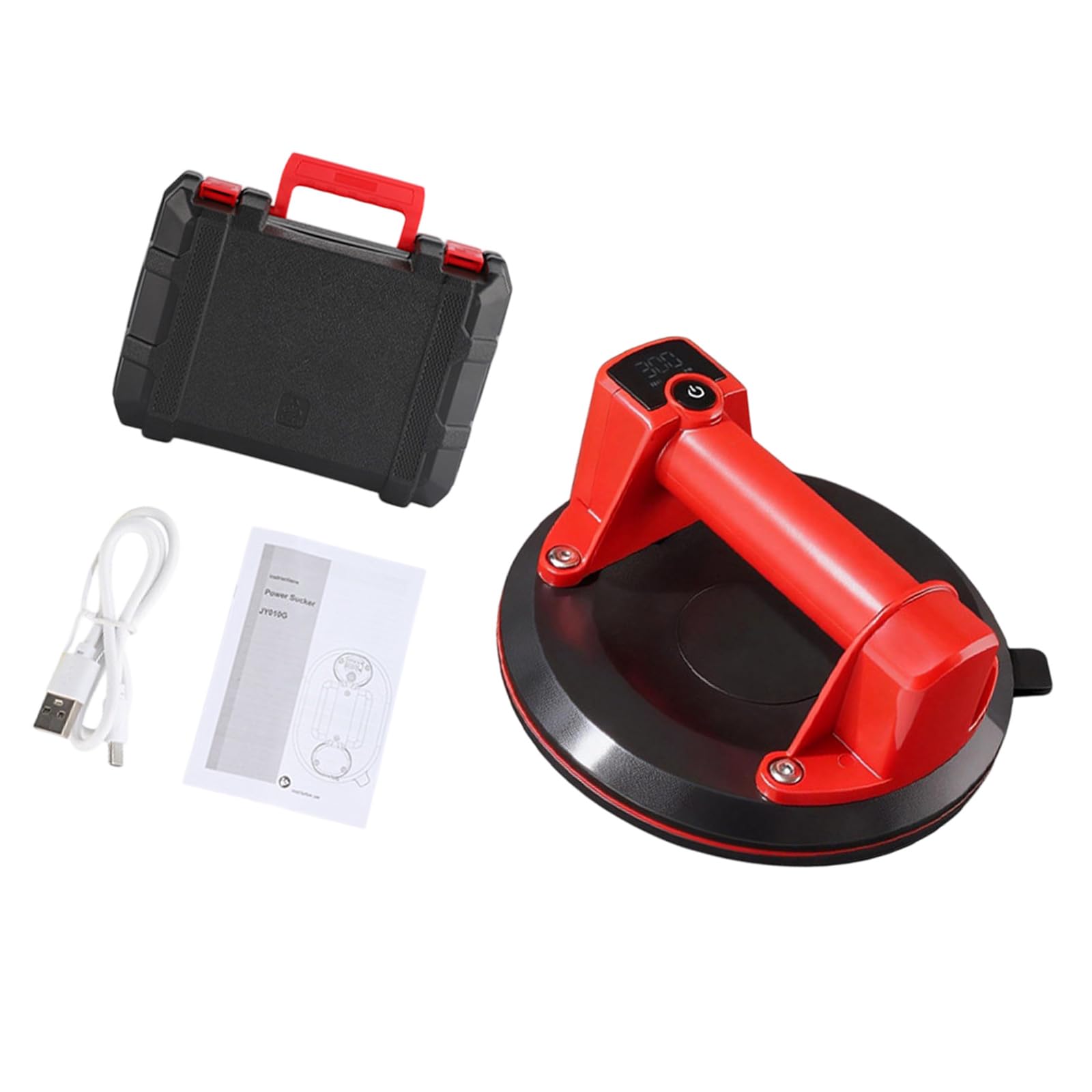 Ordinaryone Duty Rechargeable Battery Vacuum Lifter Set For Professional Flooring Stone Projects Electric Suction Cup