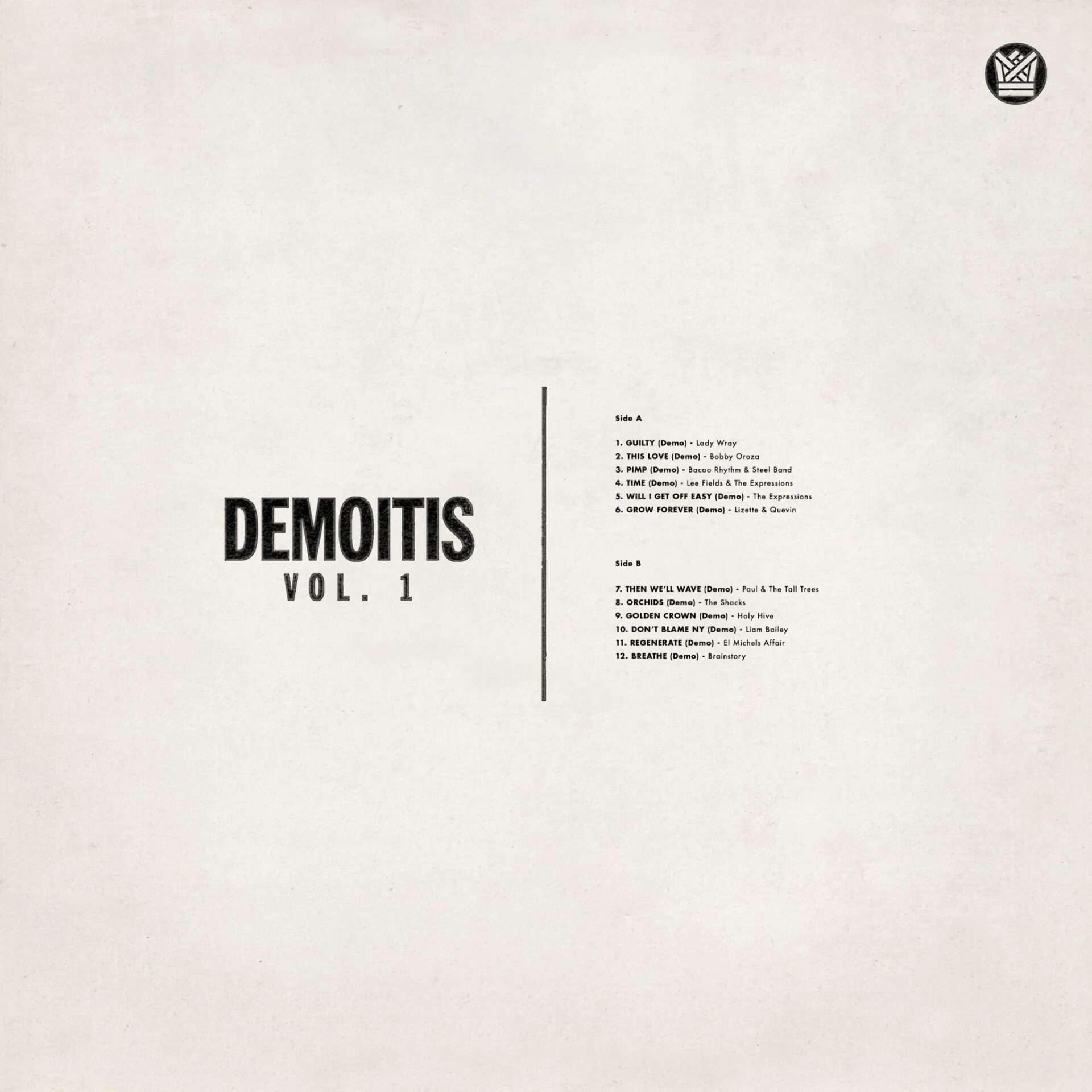 Demoitis Vol. 1 [VINYL]