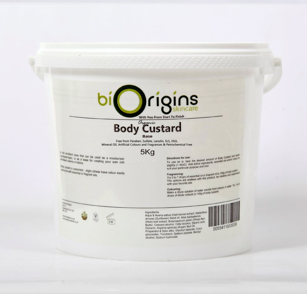 Mystic Moments | Bogata bio baza kremu do ciała | 5Kg | Bio baza kremu do ciała z owsem, aloe vera, masłem shea i olejem arganowym.
