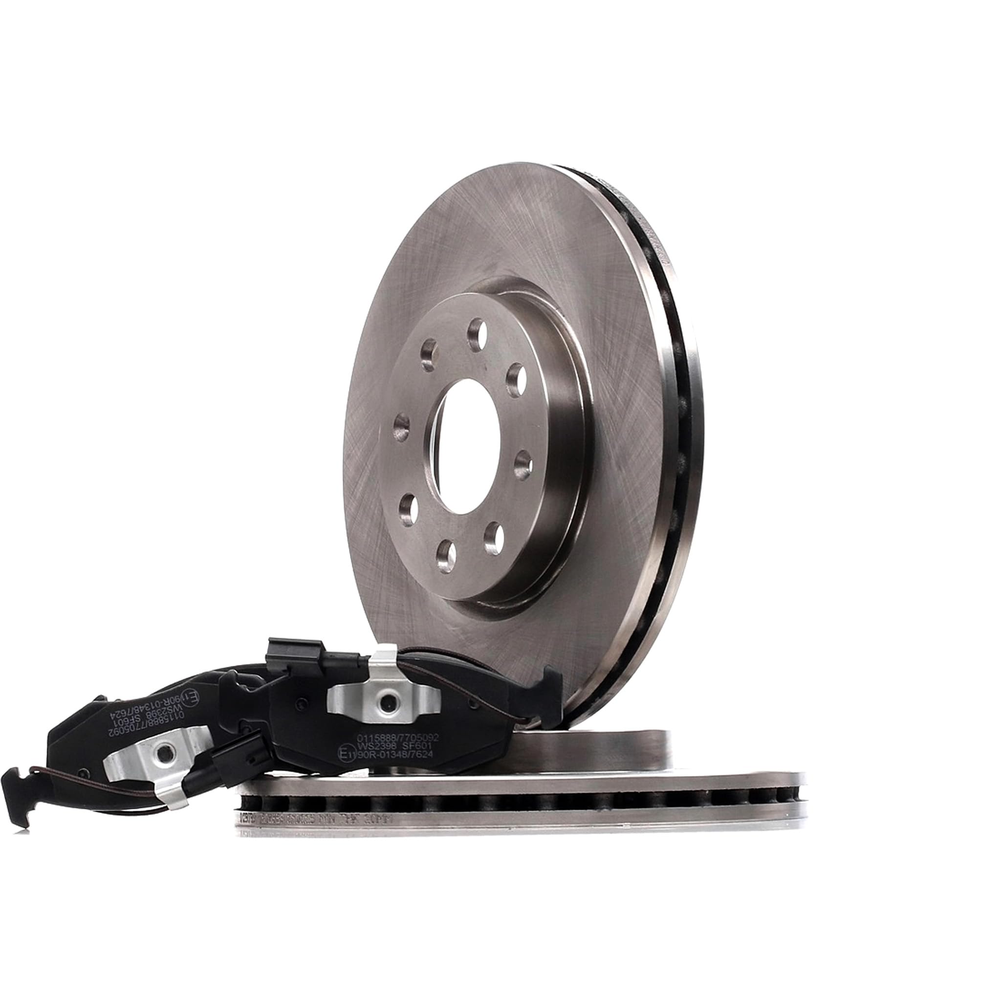STARK SKBK-10991062 Juego para eje Kit de discos de freno y pastillas Delantero sin tornillos Compatible con FIAT GRANDE PUNTO 199