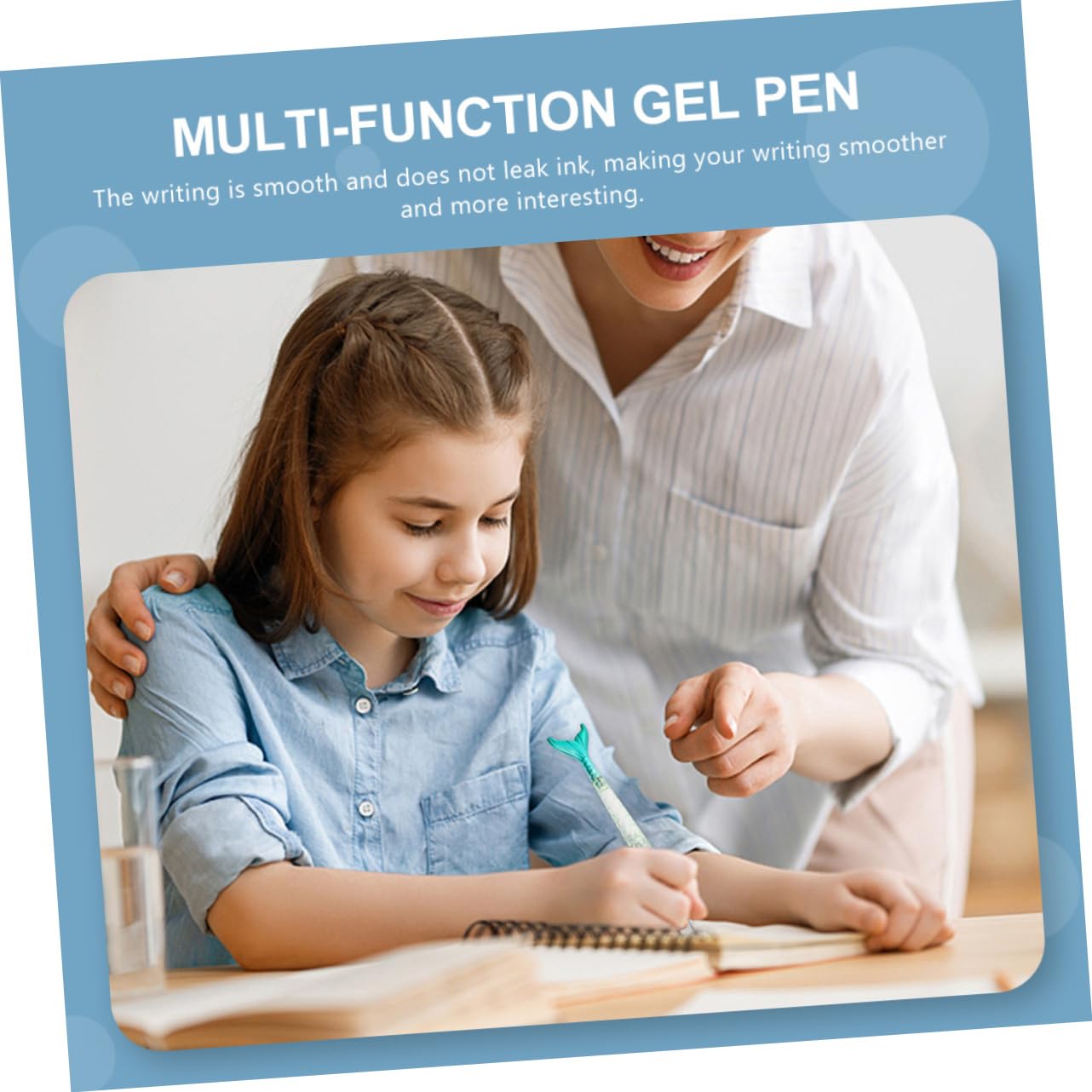 VILLCASE 3 Ensembles Lot De 3 Stylos À Encre Gel Stylos Délicats D'Écriture Multifonctions D'Écriture Portables Accessoires De D'Écriture 8 pièces * 3