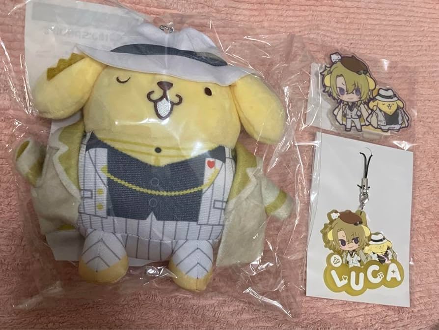 ポムポムプリン ぬいぐるみ キーホルダー アクリルスタンド フィギュア セット Amazon.co.jp: ポムポムプリン ルカ コラボ ぬいぐるみ アクリル