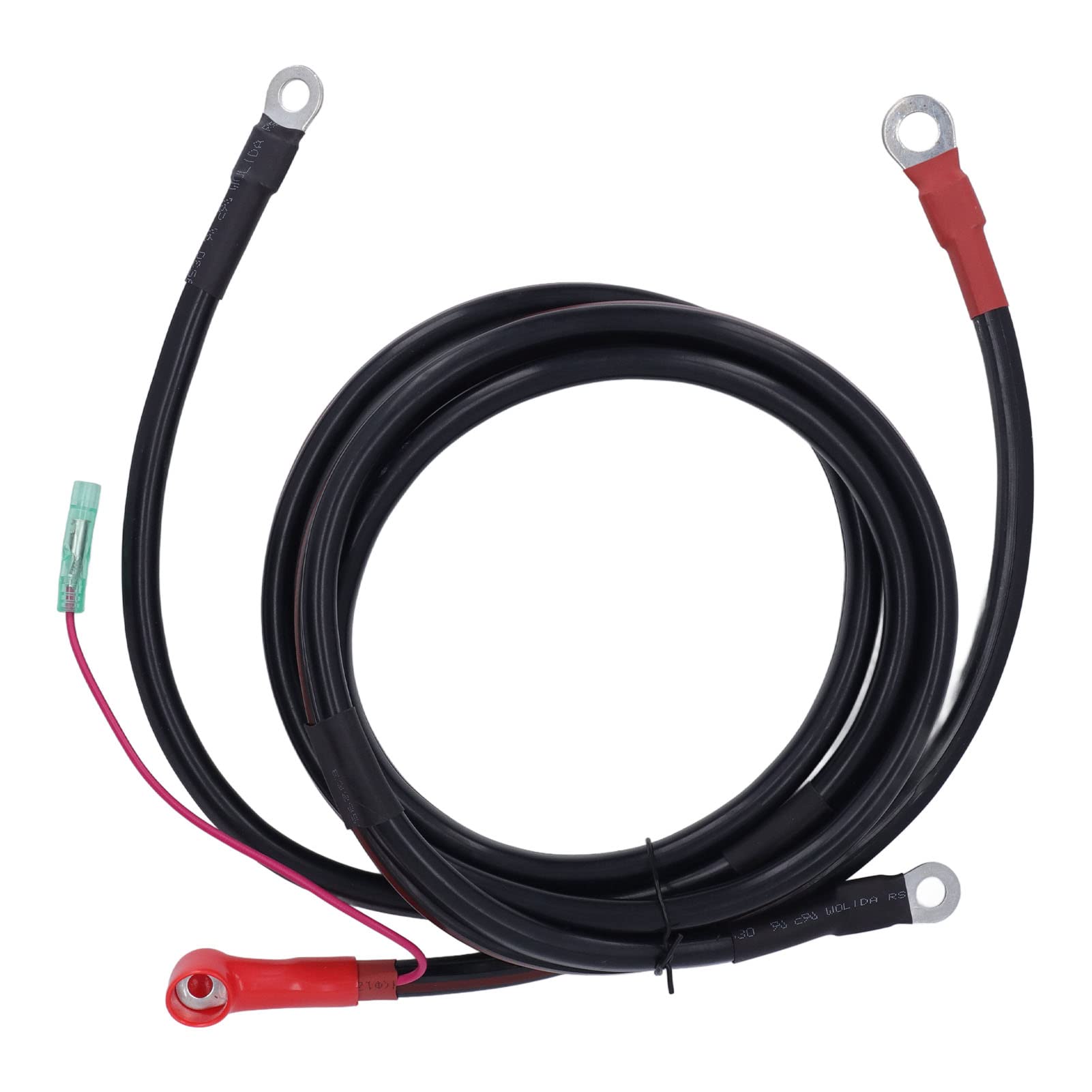 Dioche Câble de Batterie de Remplacement en Cuivre Pur Outbo2M pour Moteur Hors-bord Parsun - étanche et Anti-poussière, Facile à Installer