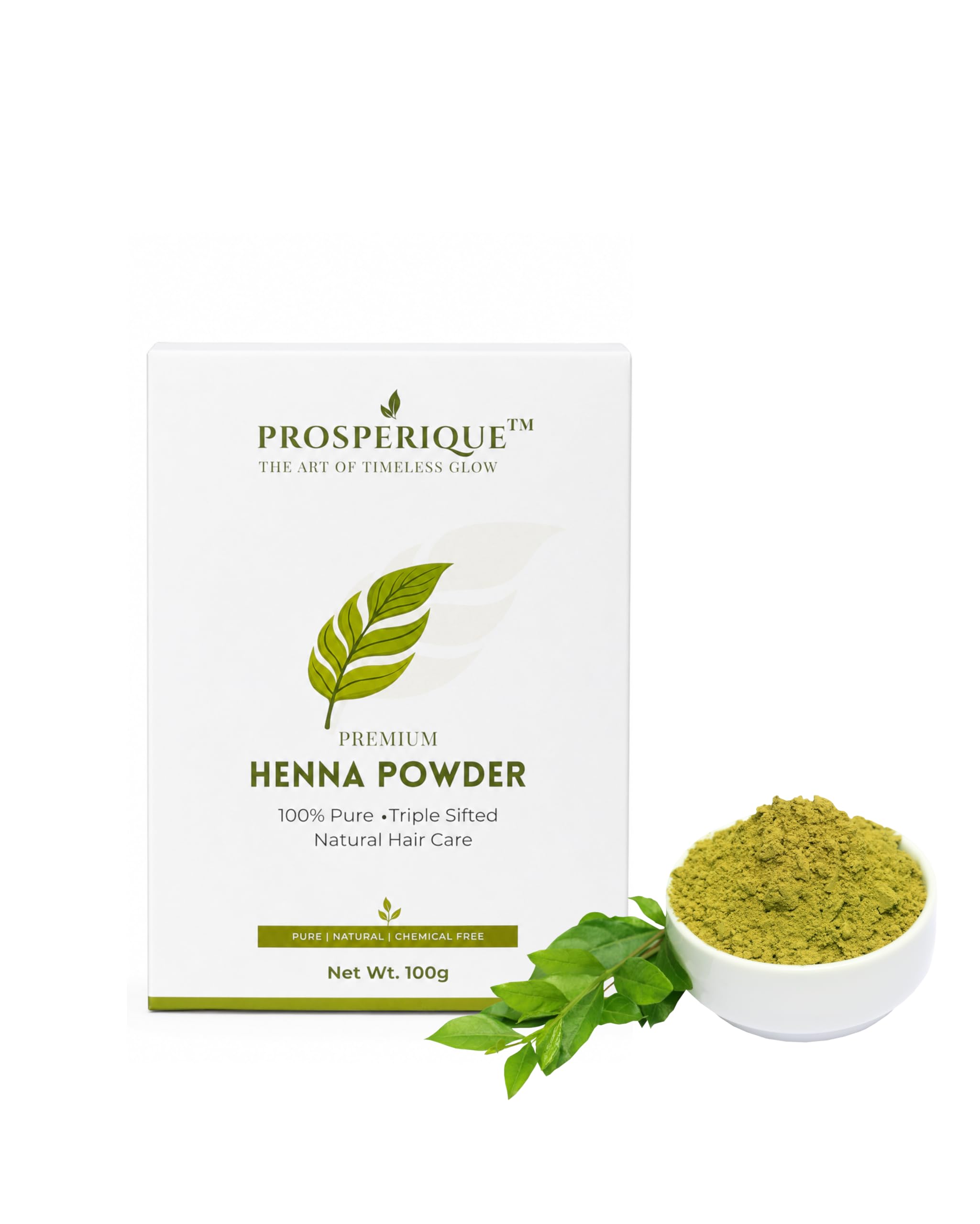 Premium Henna Powder, 100% Pure, Triple Sifted, Chemical-Free, Natural Hair Care, 100g-image-34