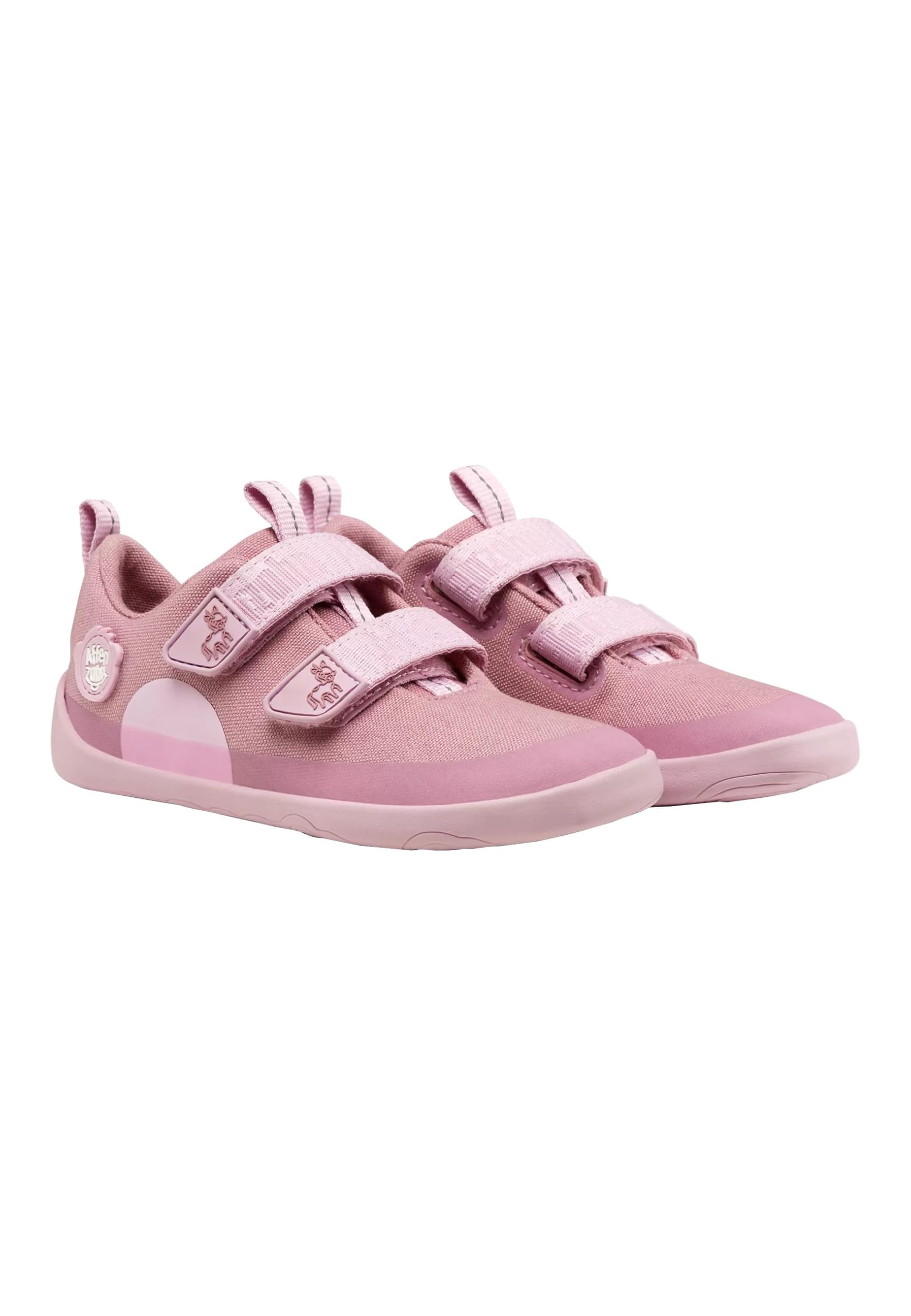 Affenzahn Scarpe a piedi nudi in cotone Lucky Velcro Vegano Antiscivolo Flessibile Riflettente Per L'Estate in Taglia 21-32 Collezione 2023