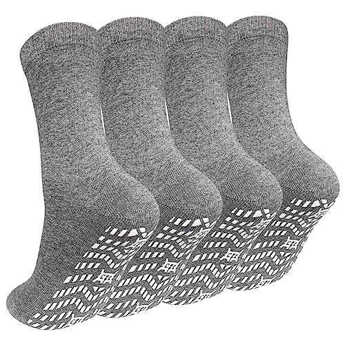 Image of Artfasion Non Slip Socks Men: Grip Anti Slip Socks for Seniors Hospital Yoga Pilates