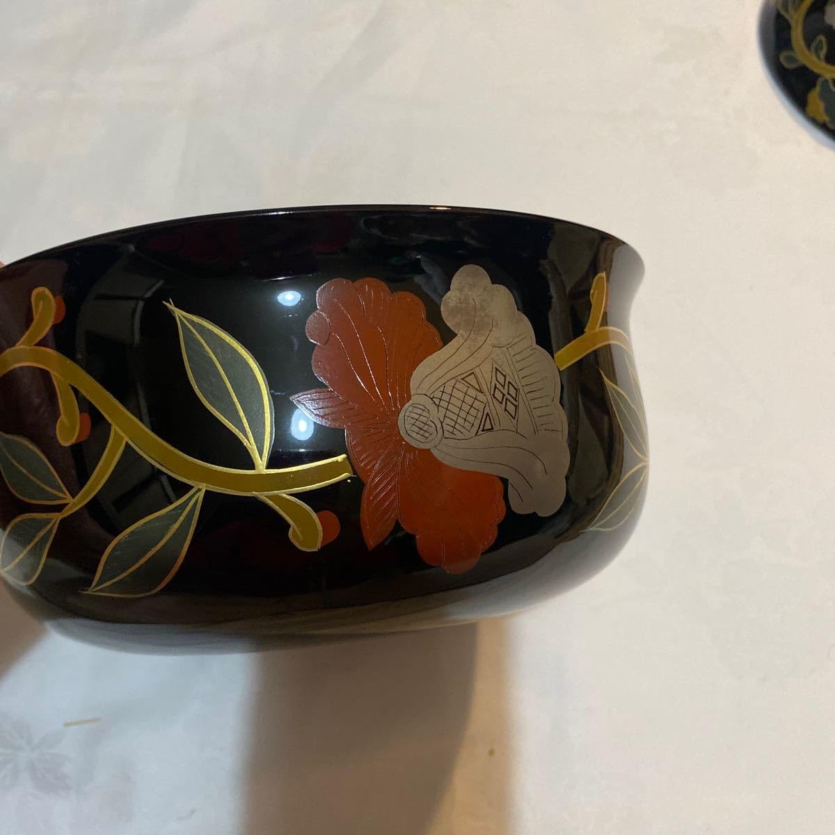 Amazon.co.jp: 象彦喰篭九代西村彦兵衛菓子器茶道具蒔絵漆器漆芸京都長
