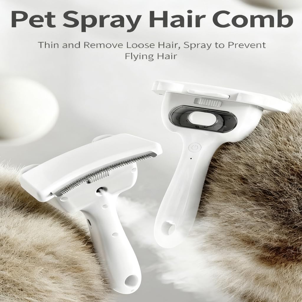 Efficace spazzola di rimozione dei peli del cane con la funzione di massaggio per la toelettatura