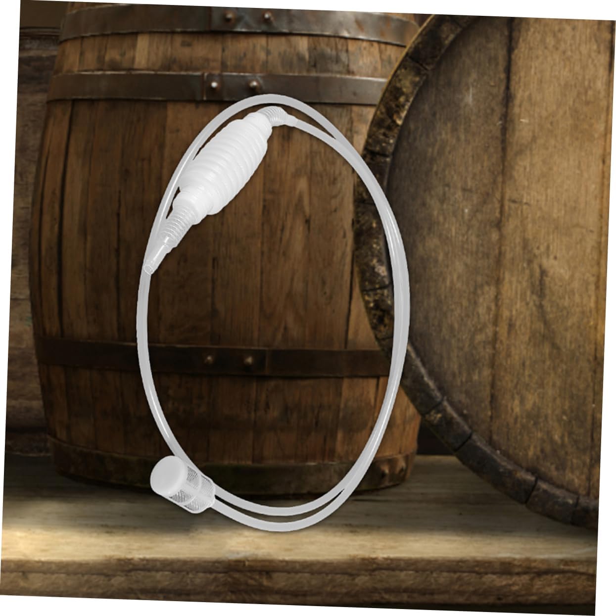 Wine Transfer Siphon Hose 2pcs Plastic for Home Brewing Oktoberfest