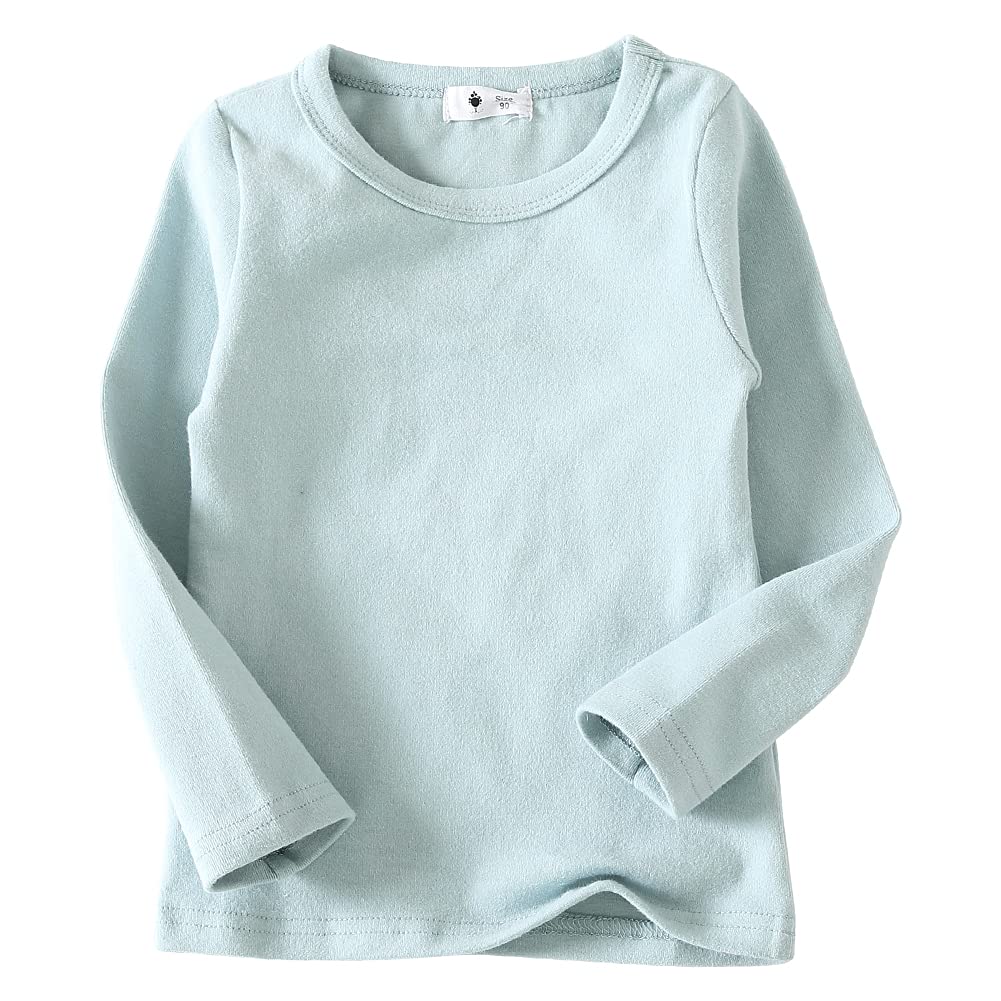 KISBINI Unisex Girls Cotton Long Sleeve T-Shirt Top Tees