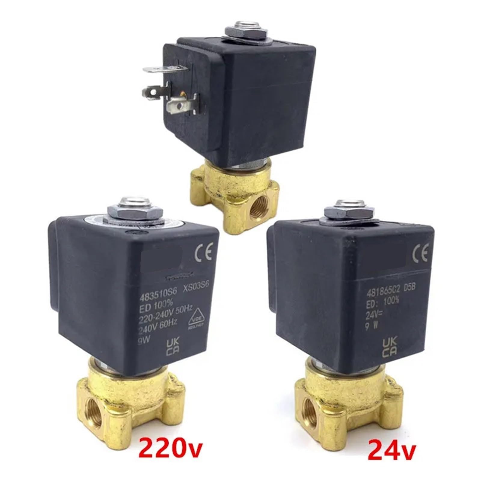 Válvula Solenoide De Entrada De Agua 1/8, 220v/24v, Compatible Con FAEMA, Accesorios For Cafetera E98(24V 1PCS)