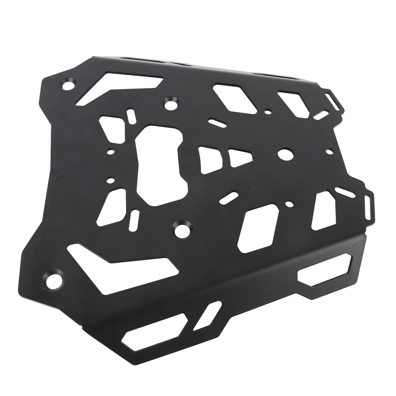 Jeffergarden Bagażnik Tylny Motocykla 3MM Aluminiowy Tylny Wspornik Bagażnika z przedłużoną płytą do Przechowywania Matowy Czarny Szybki montaż dla XL750 2023 2024 Touring Dojazdy