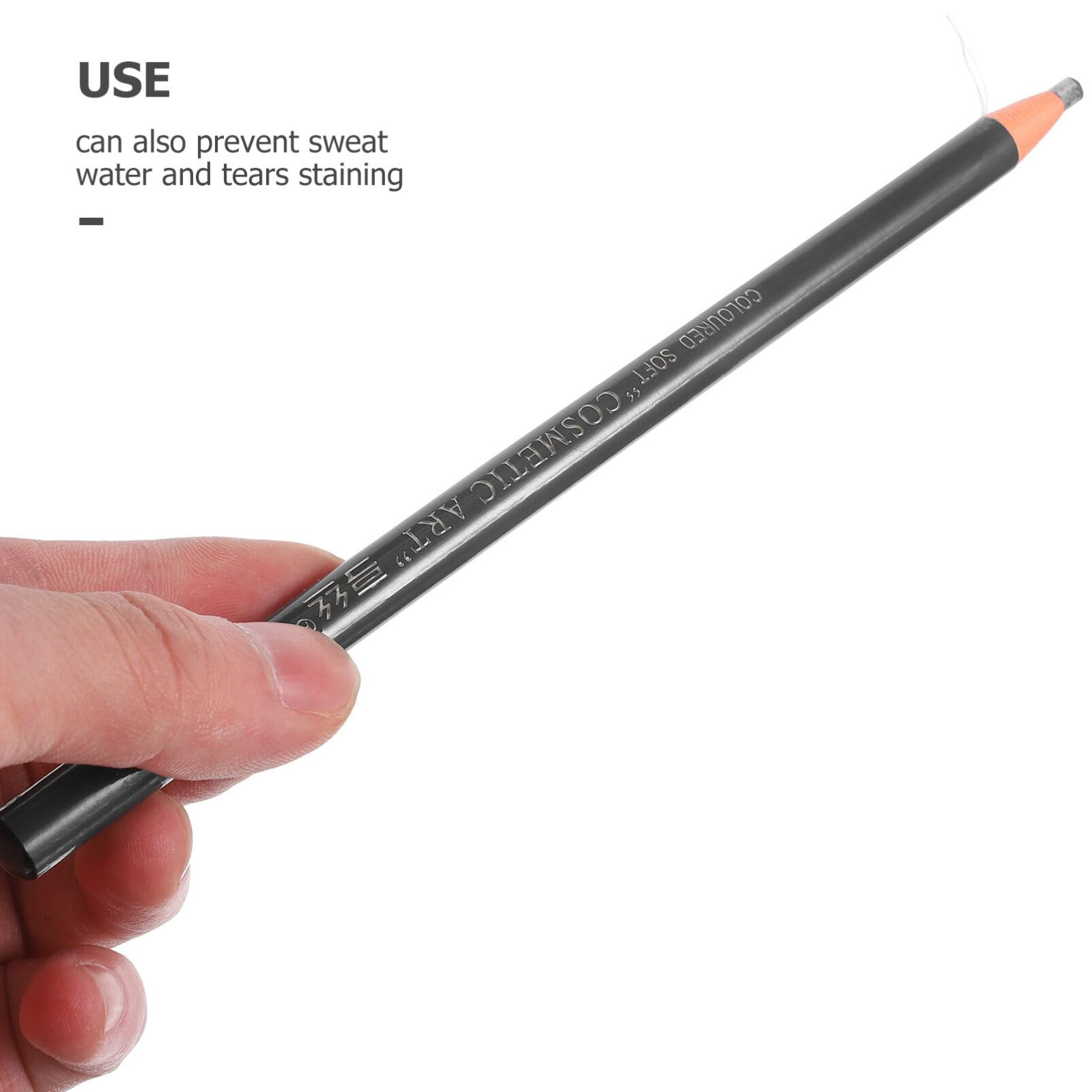 Kichvoe Waterproof Eyebrows Pencil Professional Eyebrow Pencil Grey Powder Shaping And Filling - Image 2