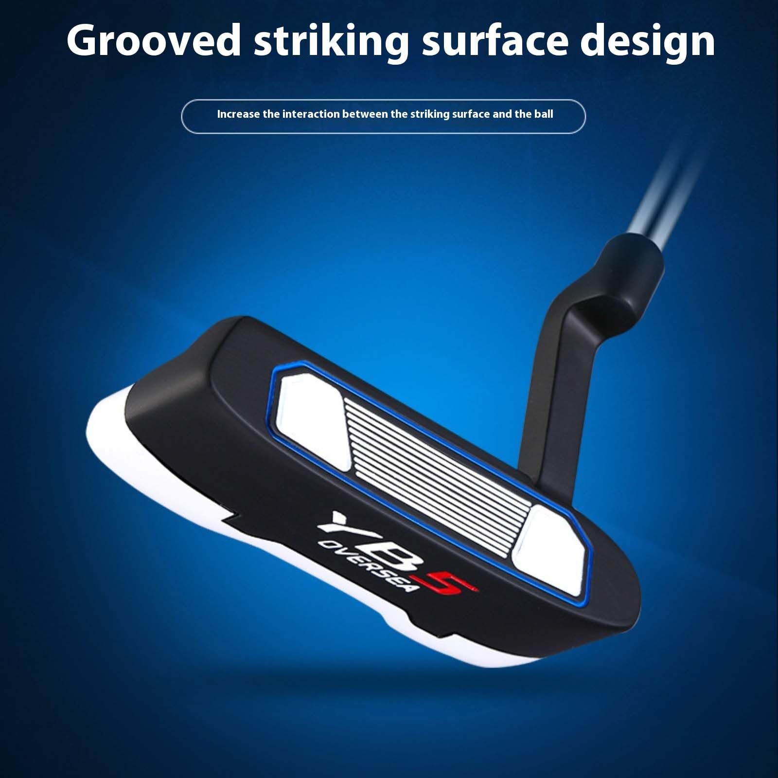 Putter de golf para diestros para hombres y mujeres con eje de acero de 3 grados