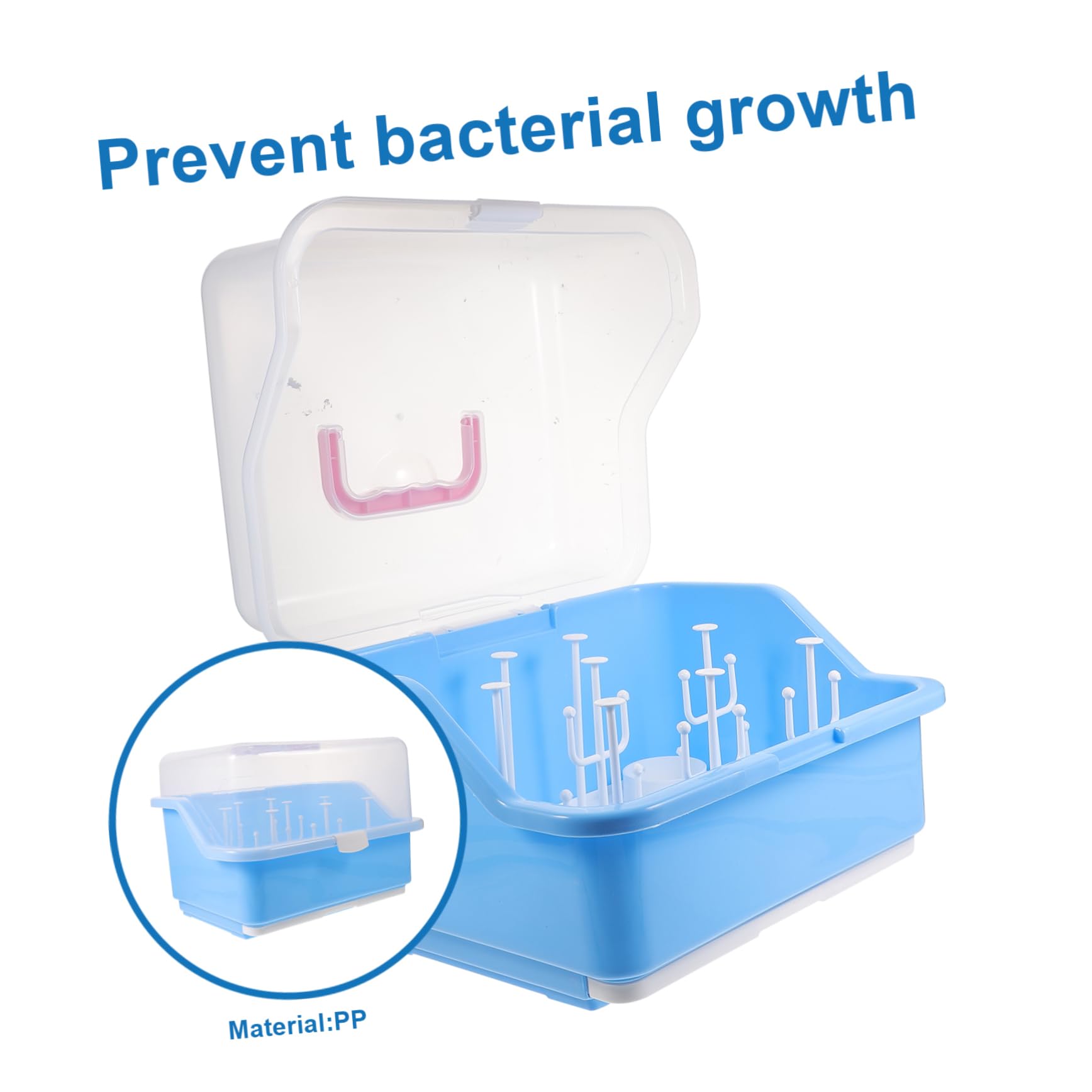 BESTonZON Box Für Babyflaschen Milchflaschenregal Flaschen Für Babyflaschen Abtropfgestell Für Babyflaschen Trockner Für Tassen Wäscheständer Für Babyflaschen Geschirrregal Tragbarer