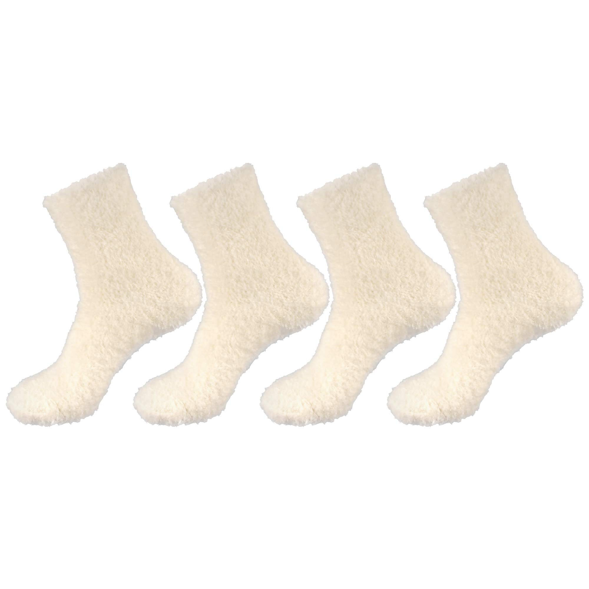 BambooMNAdult Super Soft Feather Light Cozy Fun Home Socks - 4/6/12 Pair Value Pack
