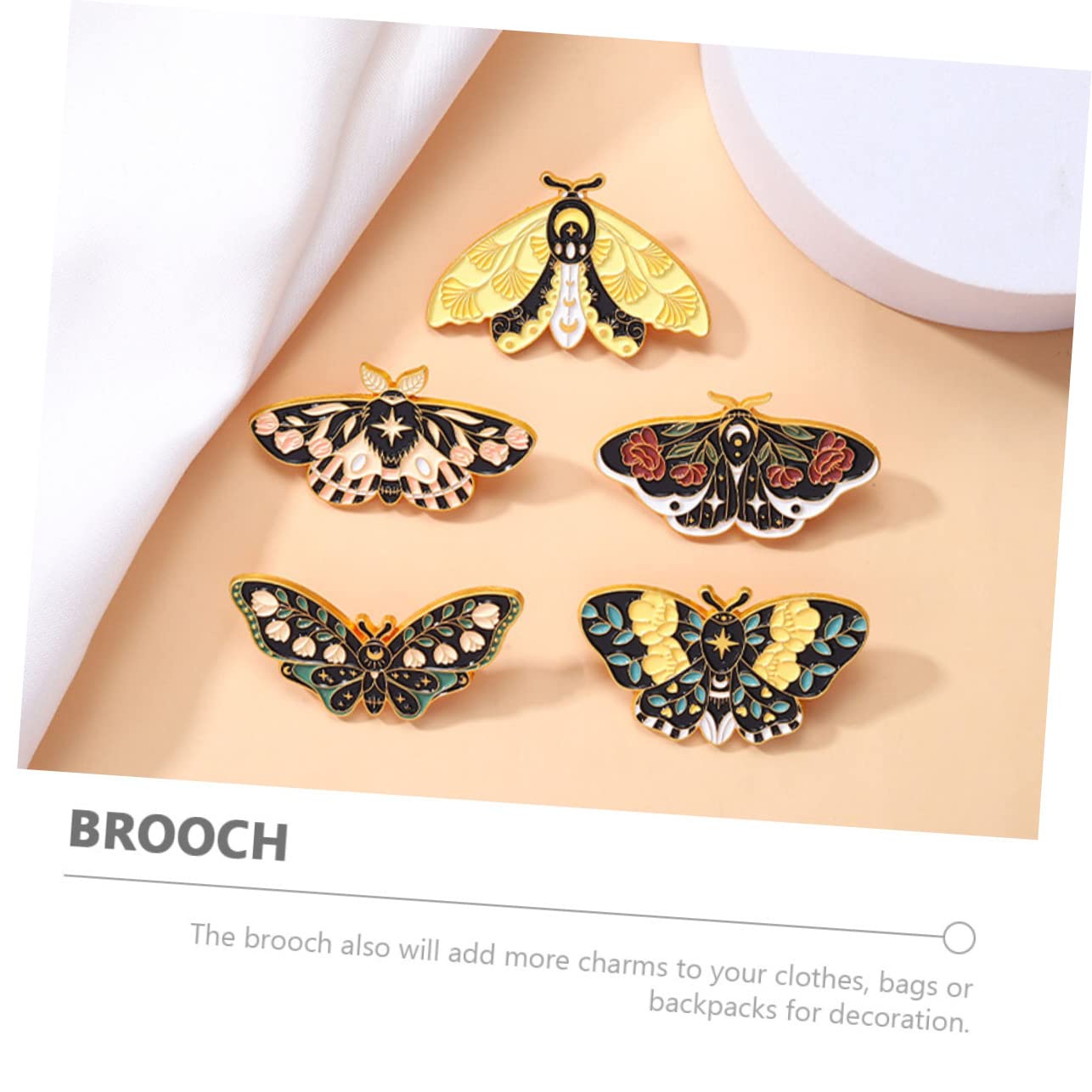 Beavorty Brosche Anstecknadel Metall Abzeichen Für Frauen Schmuck Für Kleidung Taschen Rucksäcke Stilvolle Dekoration
