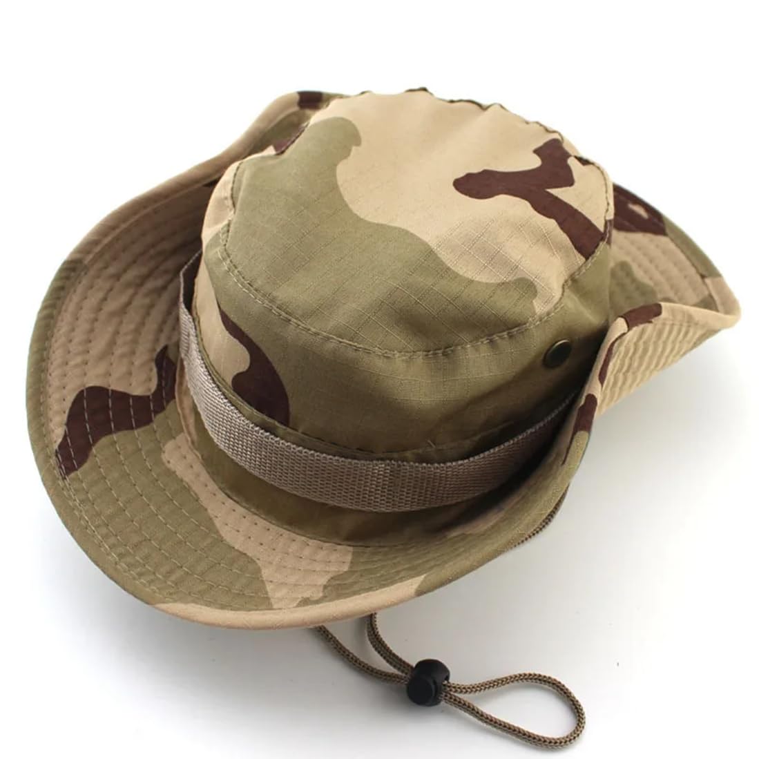 Cappello da Pescatore Estivo per Uomo e Donna, Traspirante, Pieghevole, per Escursionismo, Pesca, Panama, Casual, Parasole (E 6 7/8)
