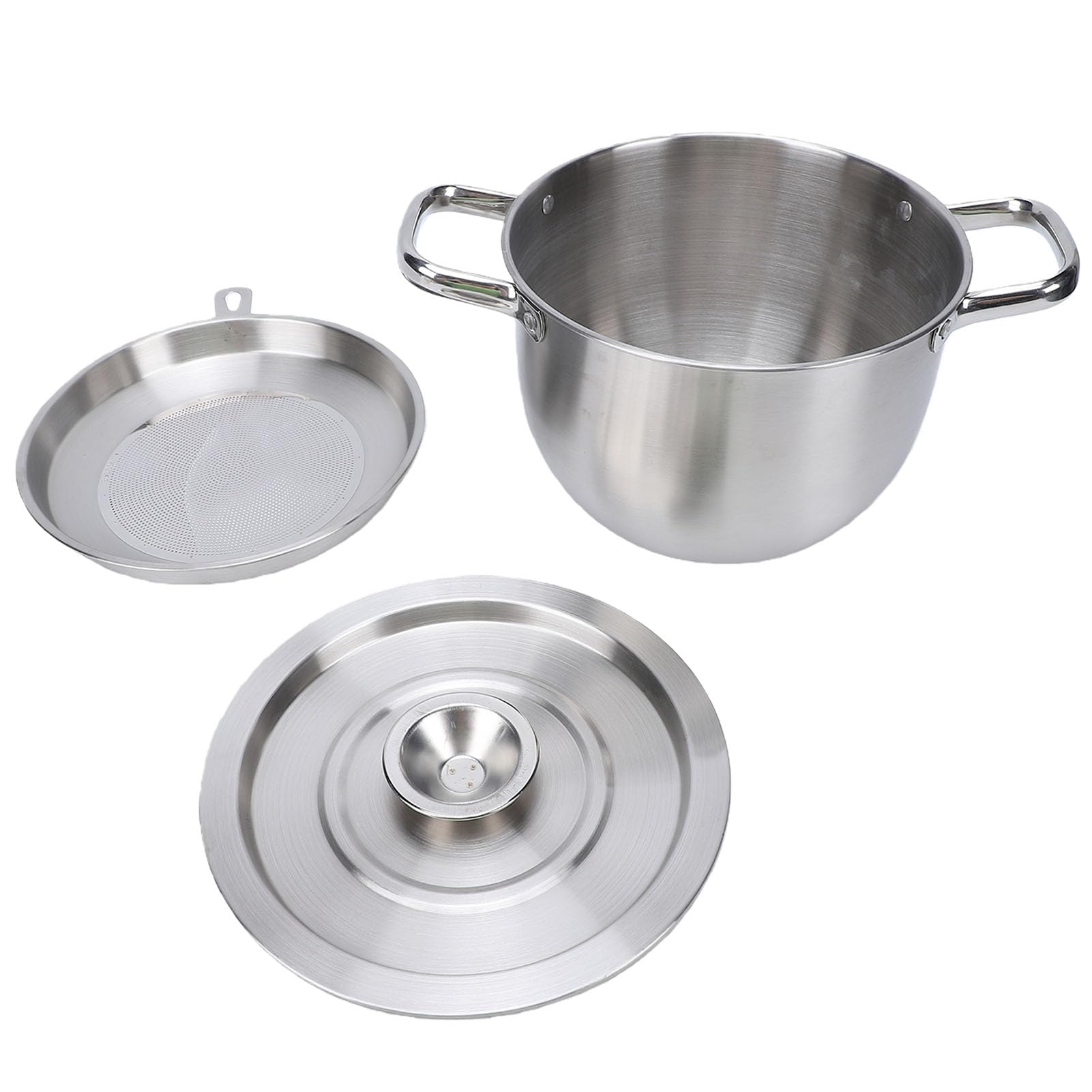 Olla de Filtro de Aceite de Acero Inoxidable con Colador de
