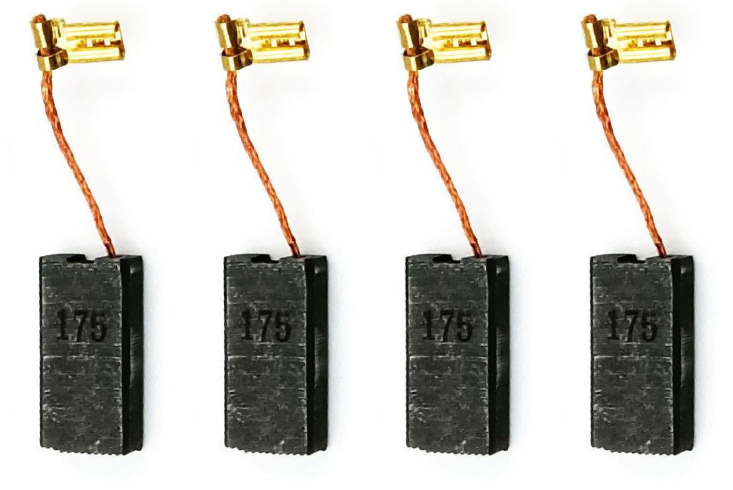 194412-8, CB171, 194990-8, CB175, 195844-2 Carbon Brushes Replaces For Makita HR5210C HR4510C HM1214C HM1317CB HM1101 HM1203C HM1111C HM1213C HM1214CX HR5212C Hammer Drill New Parts 4-PCS