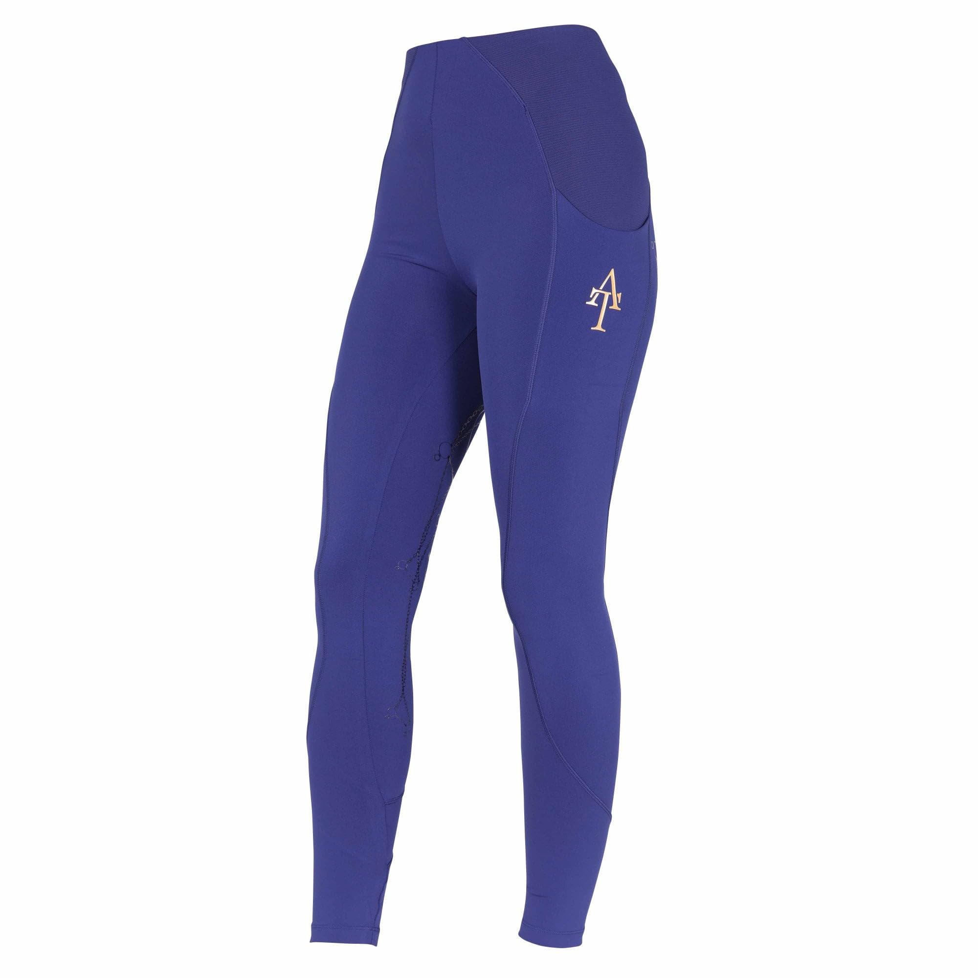 Aubrion Shires Team Womens Riding Tights - Navy Blue XS