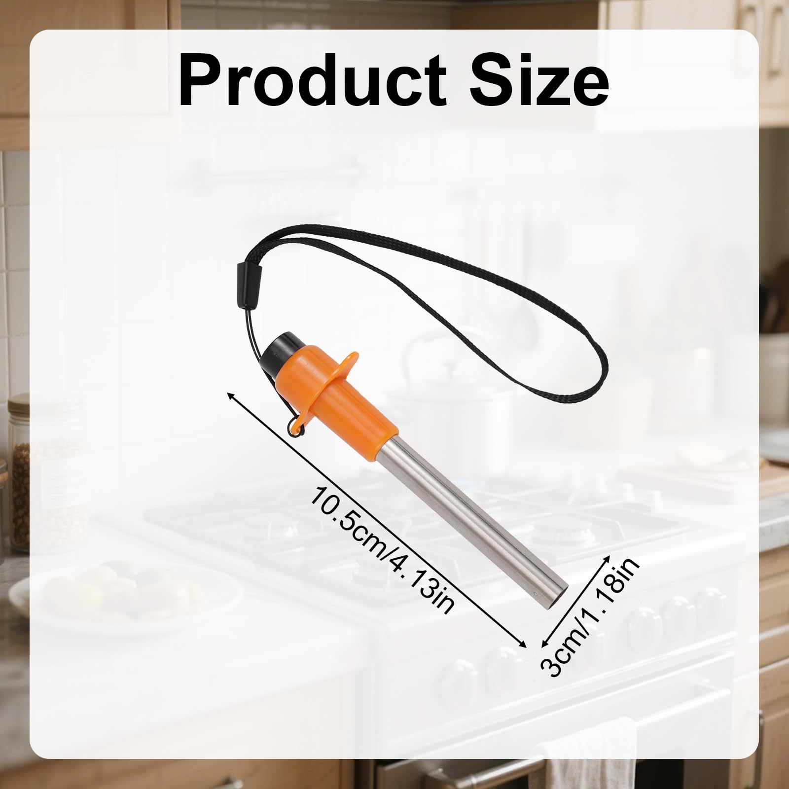 Portable Piezo Igniter for Canister Stoves, Durable Spark Push