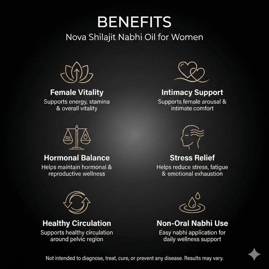 Ved Sanjeevani Nova Shilajit Nabhi Oil for Women | 30 ml — Amazon image 3