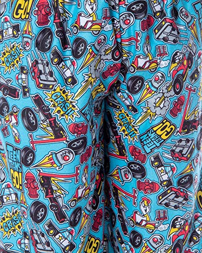 DC Comics Boy's Teen Titans Go! Chill 2-Piece Raglan And Pants Pajamas Set3