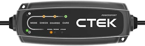 CTEK CT5, cargador de batería automotriz de 12 V para automóvil, motocicleta, ATV, moto de nieve, cargador de batería y mantenedor de batería, carga