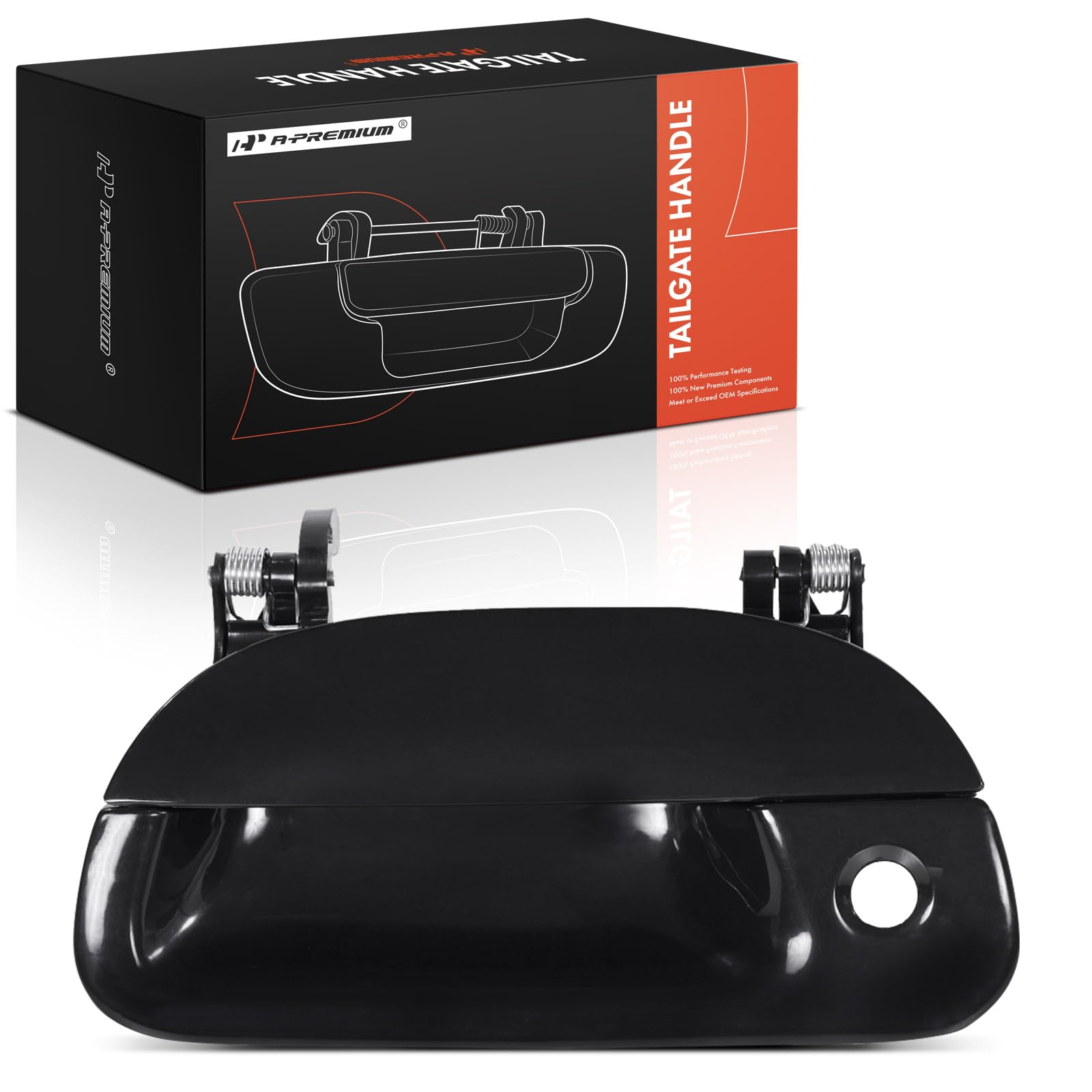 A-Premium Tailgate Handle Liftgate Latch Handle with Keyhole Compatible with Ford F-150 1997-2003, F-250 1997-1999, F-250 F-350 F-450 F-550 Super Duty