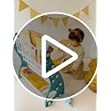 Image of Hukimoyo Kids Book Shelf Cabinet for Kids for Home Front Facing Display Storage Bookshelf Rack, 4‑Tier Book Shelves Rack for Playroom Montessori, Playschool, Home