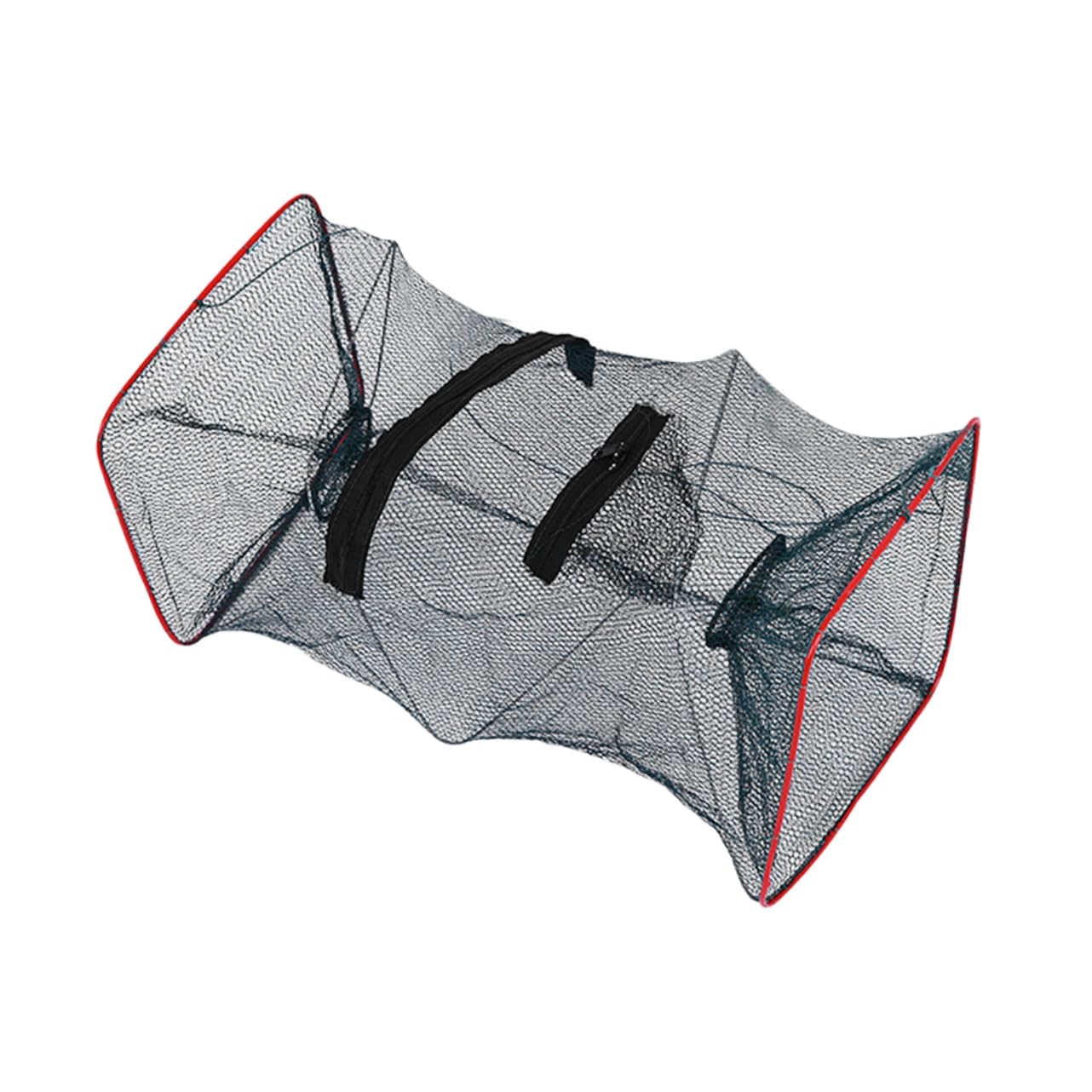 Toyvian Crab Traps Fish Traps Lobster Nets Collapsible Shrimp Bait Cage Nylon Mesh