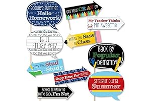 First Day of School Photo Prop Kit by Big Dot of Happiness