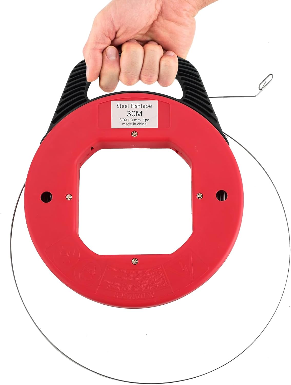 FLKQC Steel Fish Tape 100 Feet Electrical Fish Tape Steel Wire Puller ...
