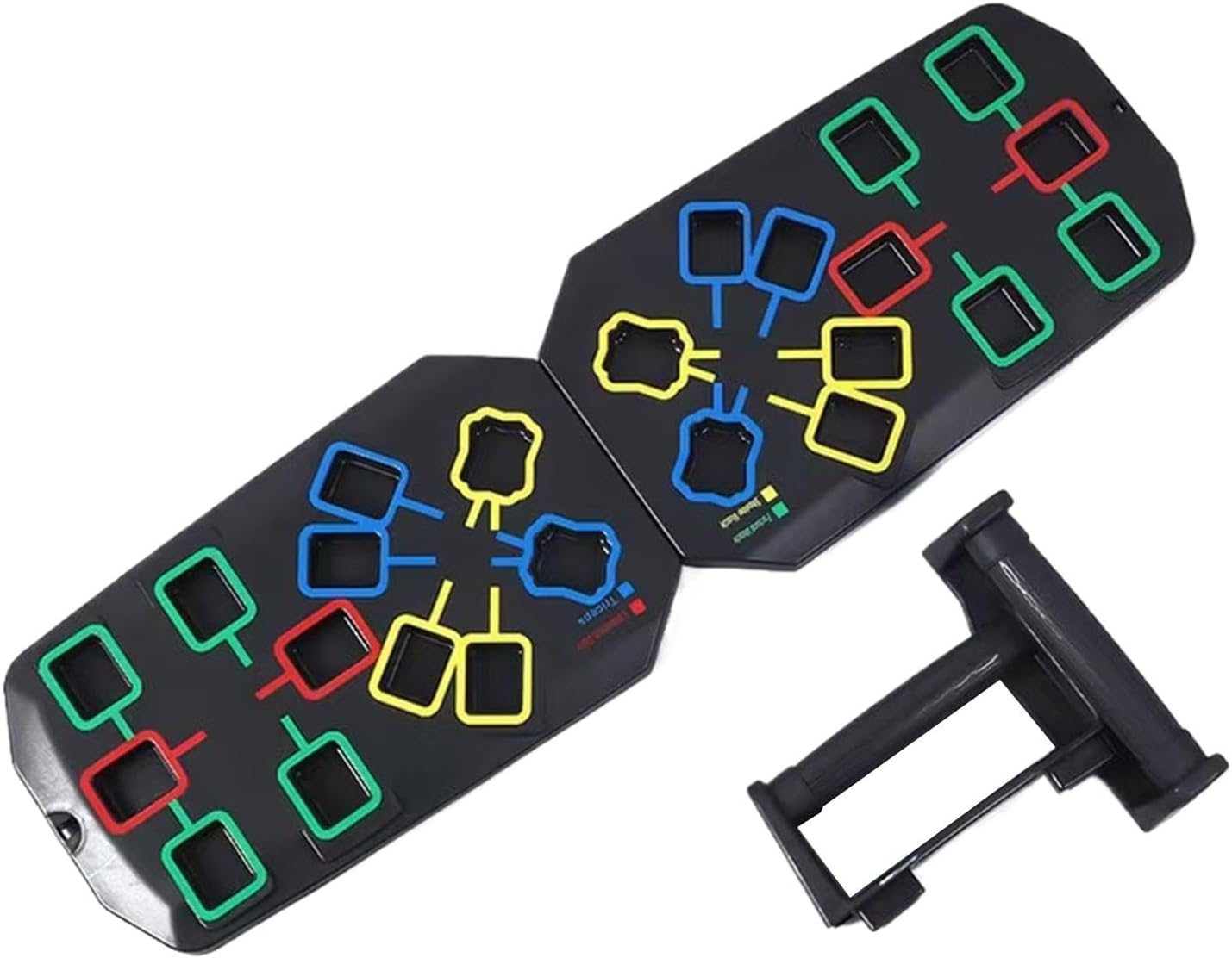 Pull-Down-Fitness-Panel, zusammenklappbares Pull-Down-Panel, rutschfeste, farbcodierte Pull-Down-Griffe, Power-Ausdauer-Trainingsausrüstung, Armmuskel-Entwicklungsbrett für Heimübungen