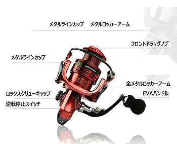 Amazon | （ティーモイス）Timoise 13+1BB スピニングホイール