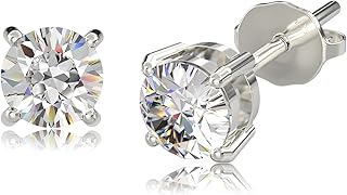 Amazon Co Uk Moissanite Earrings Women Jewellery