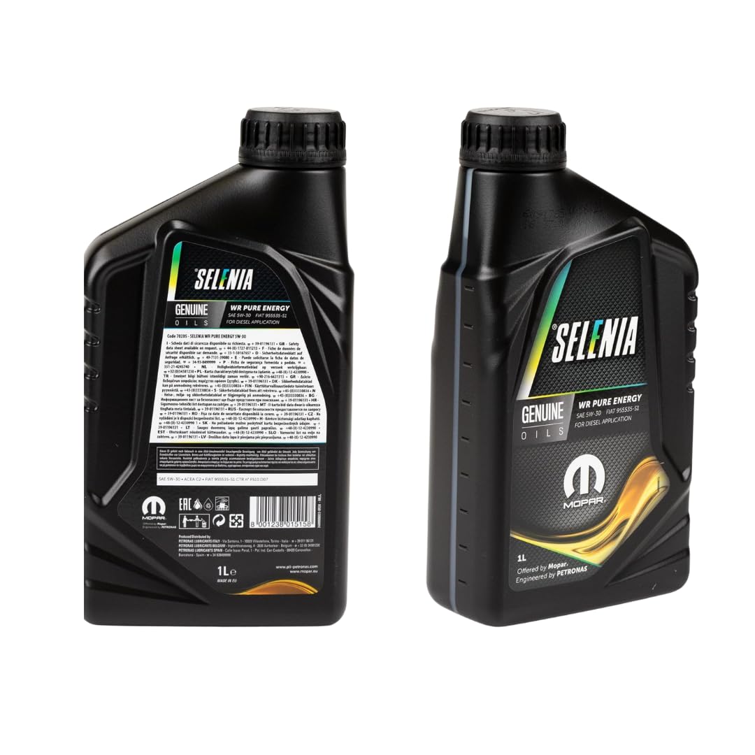KIT TAGLIANDO COMPATIBILE CON ALFA GIULIETTA 1.6 JTDM 16V 105CV 77KW DAL 2010 + SELENIA WR 5W30